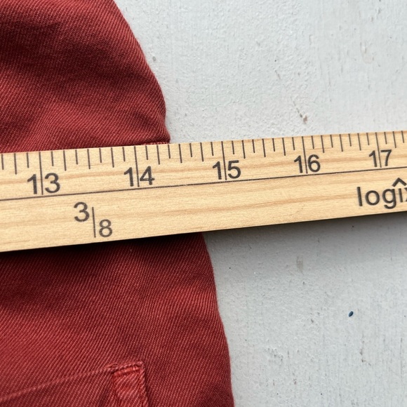 Woman's Billabong Jumpsuit Red Crimson Solid L Romper Summer City Beach Open - Picture 13 of 15